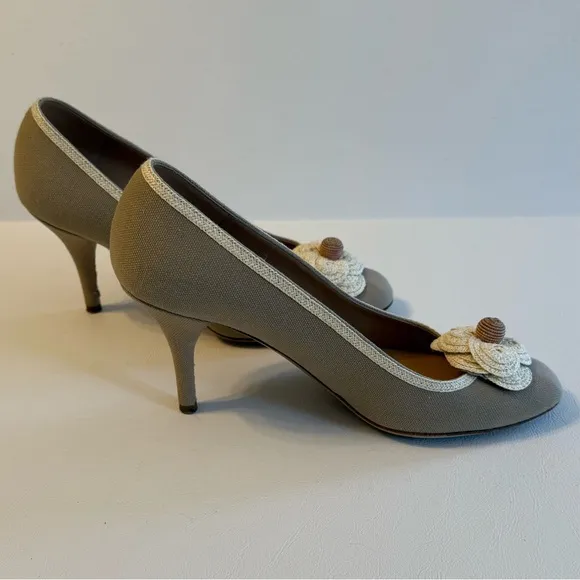 Chanel Camellia Beige Women's Shoes