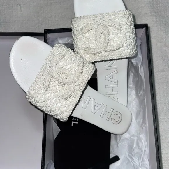 Chanel White Women's Shoes