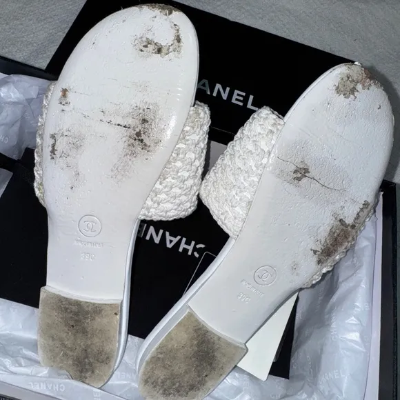 Chanel White Women's Shoes