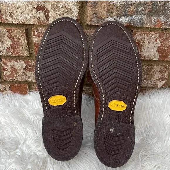 Chippewa 1901 M78 Brown LeatherOxford Shoes US Men's Size 7D VibramSole