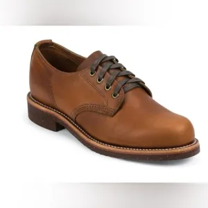 Chippewa 1901 M78 Brown LeatherOxford Shoes US Men's Size 7D VibramSole