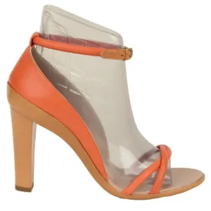 CHLOE SHOES STRAPPY SANDALS 'CALENDULA' LEATHER HIGH HEEL sz 41 US 10.5
