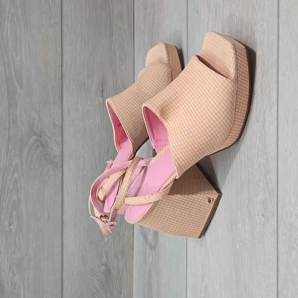 Circus By Sam Edelman Womens Ankle Strap Heels Open Toe Sandals shoes sz 9