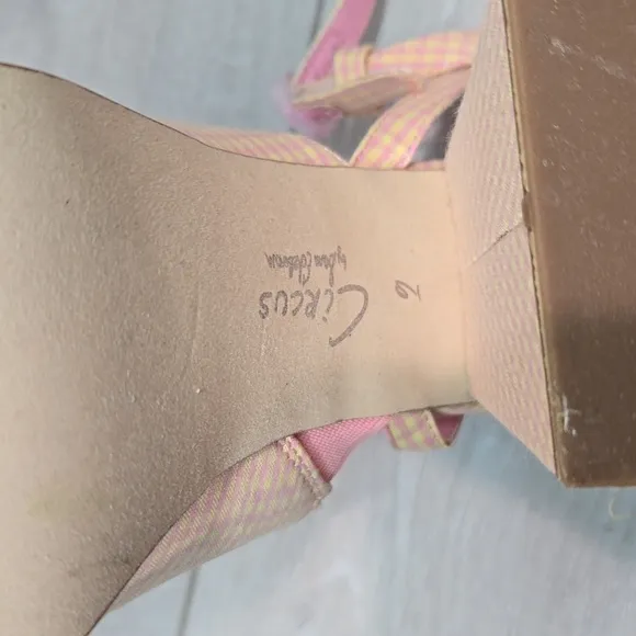 Circus By Sam Edelman Womens Ankle Strap Heels Open Toe Sandals shoes sz 9