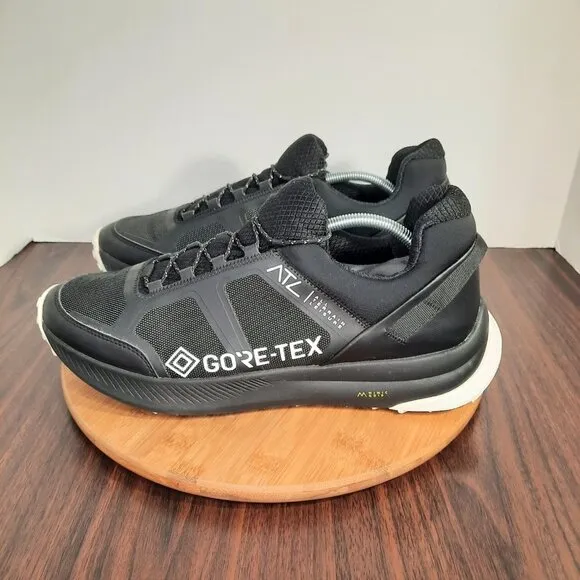 Clarks ATL Trail Lo Gtx Mens Size 12 Shoes Black GoreTex Trail Hiking Sneakers