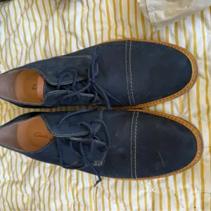 Clarks Men's Navy Blue Shoes