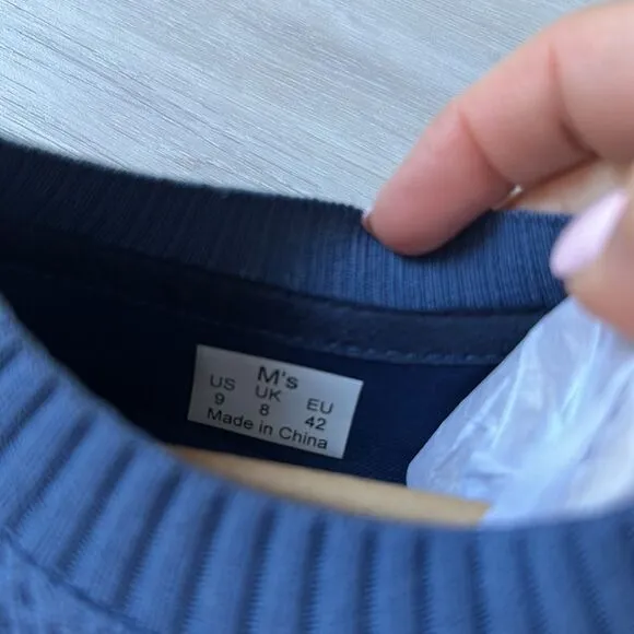 Clever Soles Shoe Blue M 9 New Without Box