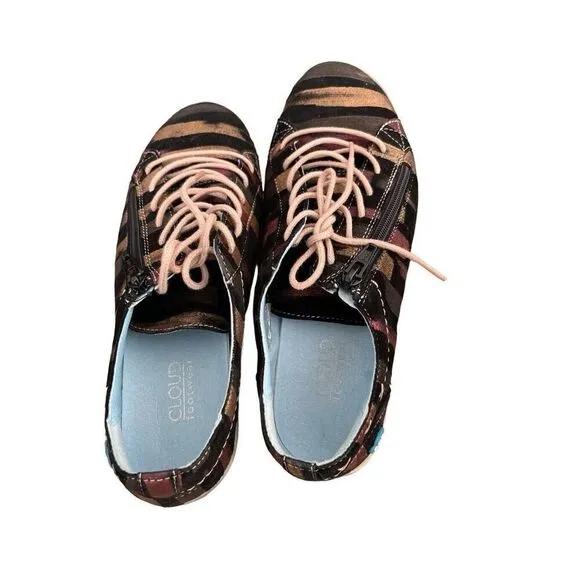 Cloud Footwear Women's Aika Fashion Sneaker 38 M EU, Black Fantasy 7.5 US