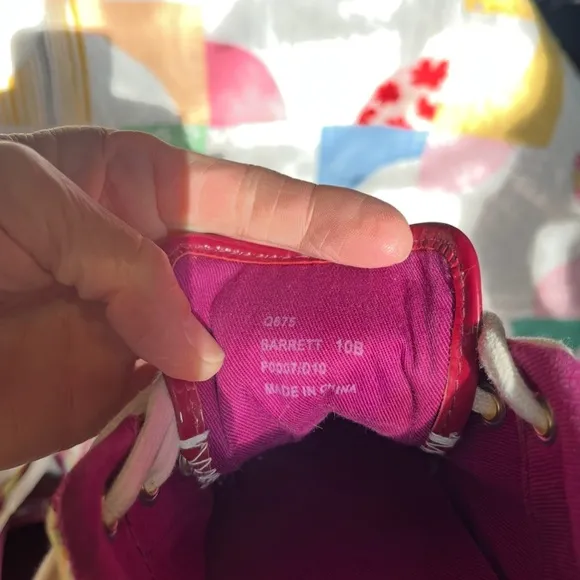 COACH Barrett sneakers. Super pretty and cute!! Size 10 B