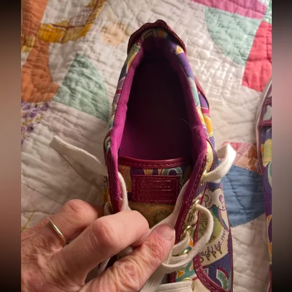 COACH Barrett sneakers. Super pretty and cute!! Size 10 B