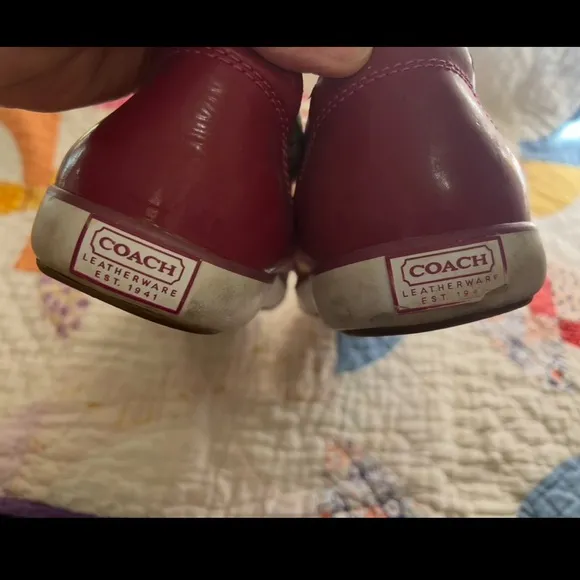COACH Barrett sneakers. Super pretty and cute!! Size 10 B