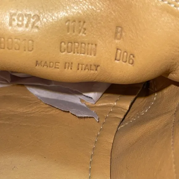 Coach Man Leather Shoes Size 11.5