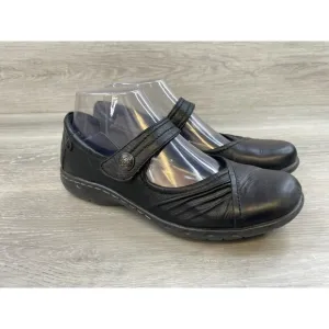 Cobb Hill New Balance Penelope CAG29BK Women's 7M Black Leather Mary Jane Shoes