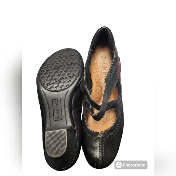 Cobb Hill  Women's Comfort Shoes Size 7 M Leather Black And Brown