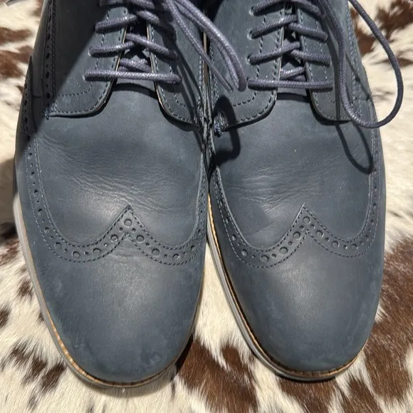 Cole haan Blue Leather Original grand Wings Size 12 A14