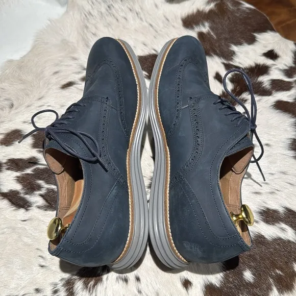 Cole haan Blue Leather Original grand Wings Size 12 A14