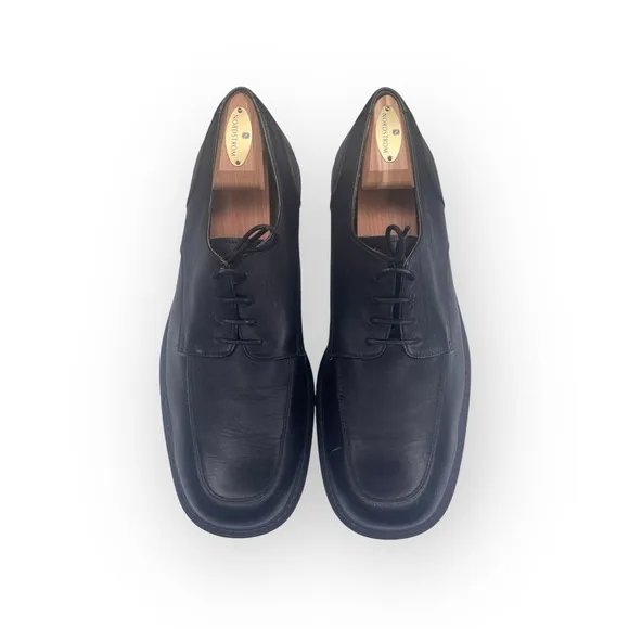 Cole Haan ★ City Square Toe Comfort Oxford Lace Up Shoes ★ Black Leather ★ 11.5