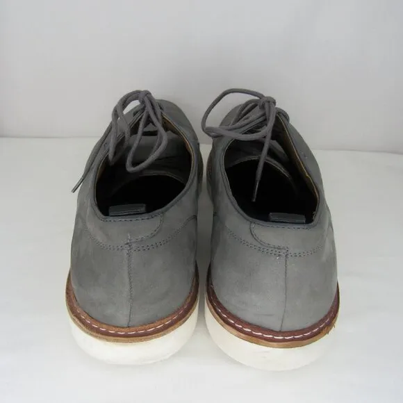 Cole Haan Gray Gray Tanner Leather Oxford Shoe Men's 12