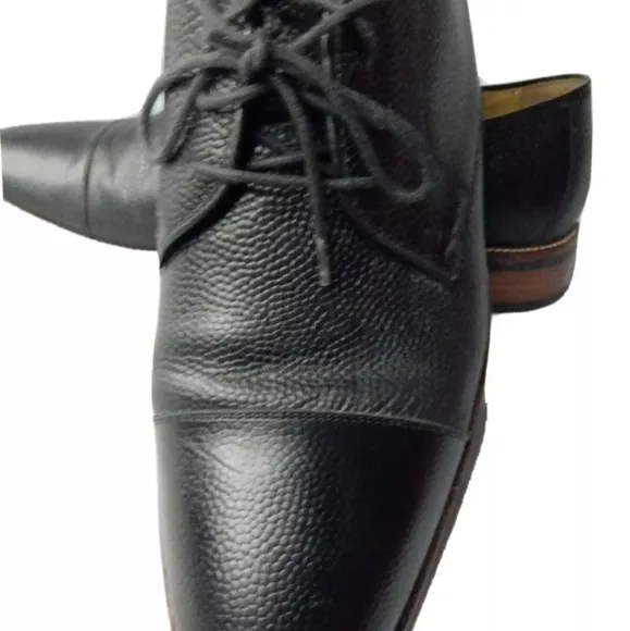 Cole Haan Lenox Hill CapToe Oxfords Men's Size 11 Shoes Black Leather