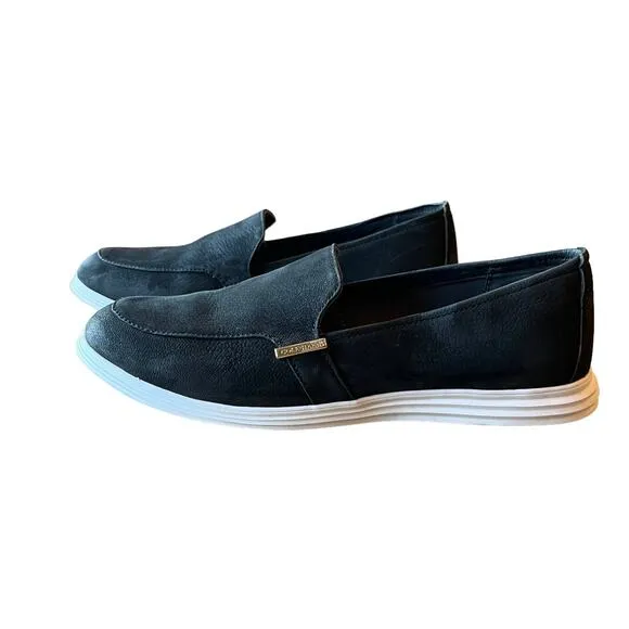 Cole Haan Loafer Shoes Womens 9.5 Ella Venetian Black Venetian Nubuck Comfort