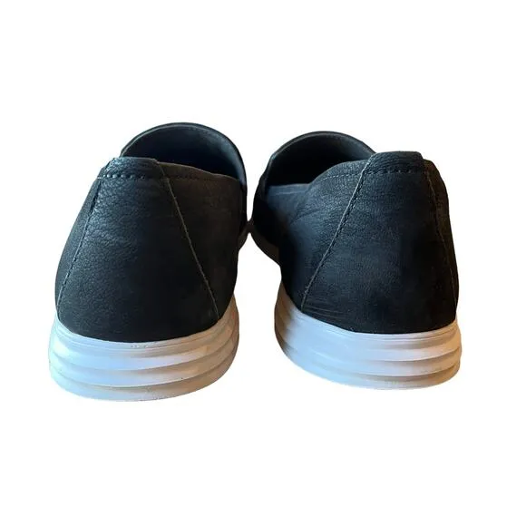 Cole Haan Loafer Shoes Womens 9.5 Ella Venetian Black Venetian Nubuck Comfort