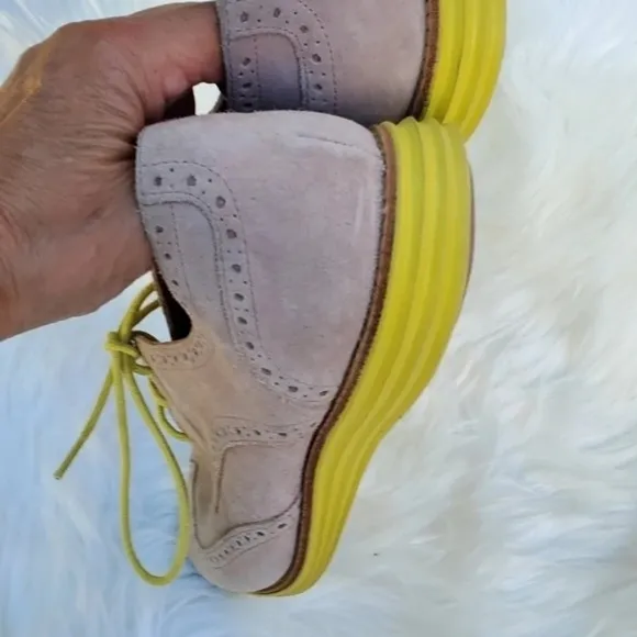 Cole‎ Haan Lunaron brogue spectator shoes 9.5