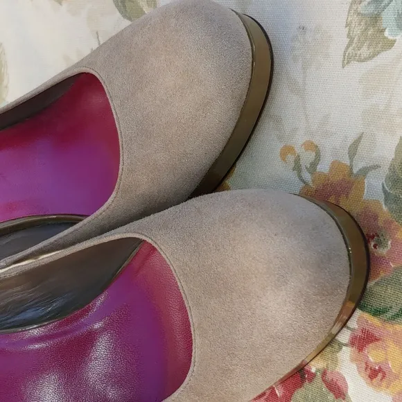 Cole Haan Marisa Nike Air Women's Pumps with Buckle Ankle Strap in Tan Suede 9.5