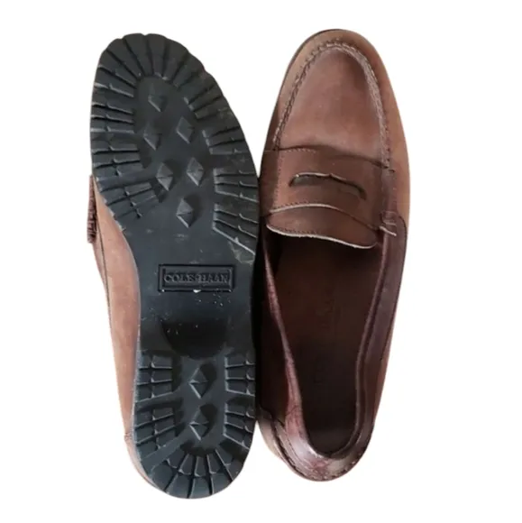 Cole Haan Men's Brown Leather Loafer Size 11 M