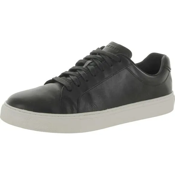 Cole Haan Mens Jensen Black Leather Casual And Fashion Sneakers Shoes NWOB