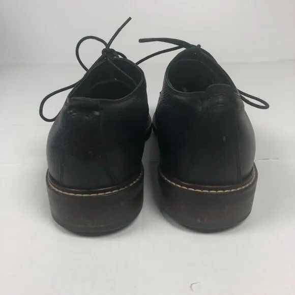COLE HAAN Men's Oxford Black Shoes US 10-1/2 M C26150 Grand OS Leather Cap Toe
