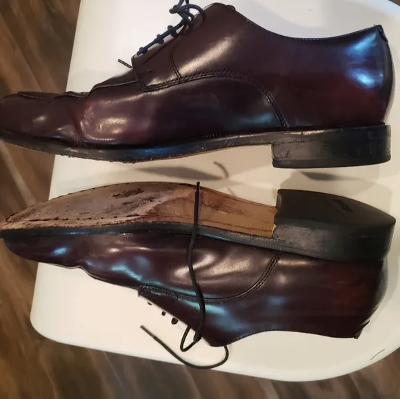 Cole Haan Mens Sz 11 Nike Air Lot Burgundy Leather