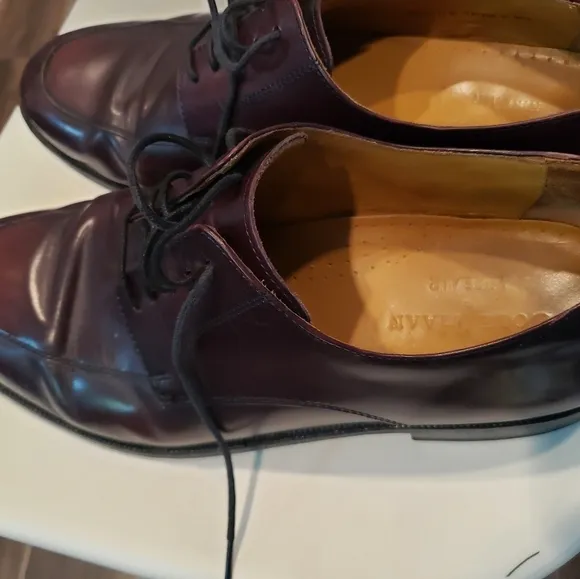 Cole Haan Mens Sz 11 Nike Air Lot Burgundy Leather