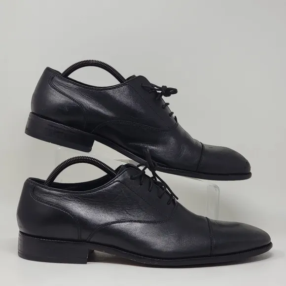 Cole Haan Men's Williams Cap Toe Oxford Black Shoes C12202 Size 11 M Pre-owned