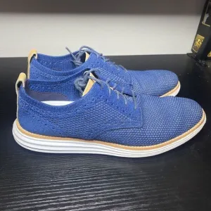 Cole Haan Original Grand Plain Toe Blue Oxford Mens Shoes Size 9 M US C29733