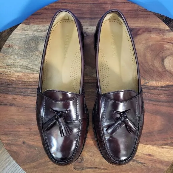 Cole Haan Pinch Cordovan Tassel Loafer #03507 Men's 11.5 D