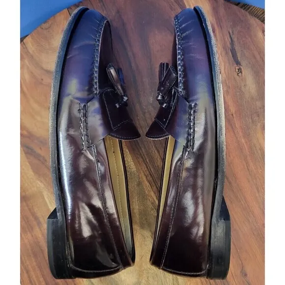 Cole Haan Pinch Cordovan Tassel Loafer #03507 Men's 11.5 D