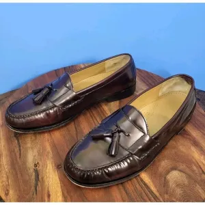 Cole Haan Pinch Cordovan Tassel Loafer #03507 Men's 11.5 D