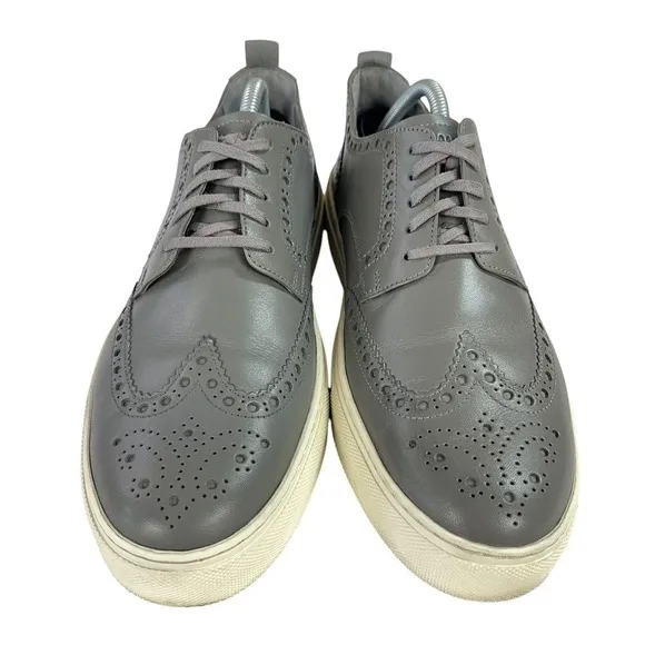 Cole Haan Shoes Mens 9.5M Grand Series Winslow Wingtip Grey Sneakers