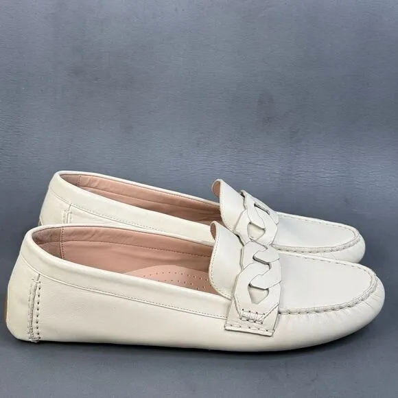 Cole Haan Evelyn Chain Driver Loafer shoes womens size 10