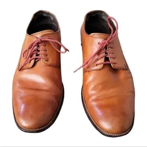 Cole Haan Men's Lenox Hill Oxfords Brown Cognac Leather Shoes  9M C12204
