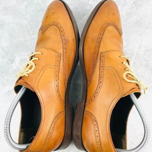 Cole Haan Jefferson Grand OS Mens Size 12 Shoes Leather Wingtip Shoes C23795‎