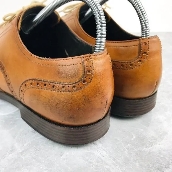 Cole Haan Jefferson Grand OS Mens Size 12 Shoes Leather Wingtip Shoes C23795‎