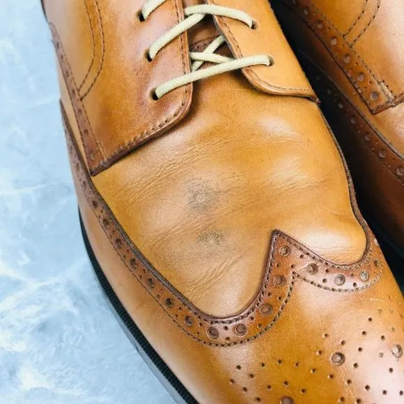 Cole Haan Jefferson Grand OS Mens Size 12 Shoes Leather Wingtip Shoes C23795‎