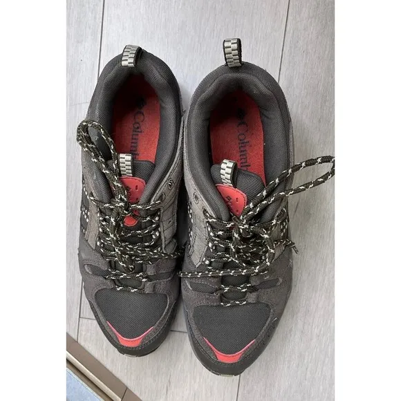 Columbia Tagori hiking shoes Sneakers  Men sz 8.5 brown Leather Trail Grip