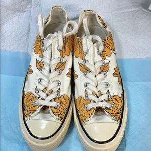 Converse All Star Chuck 70 vintage sunflower ox gold/ black lace up shoes