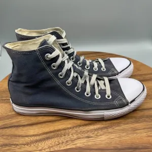 Converse All Star Chuck Taylor Shoes Mens Size 8.5 Hi Tops Blue Skate Sneakers