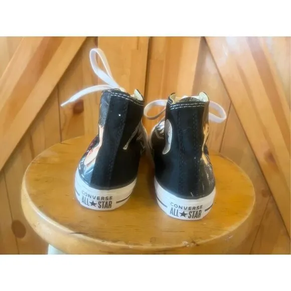 Converse all-star, high tops, black Justin Bieber, women’s size 5.5 NWOT
