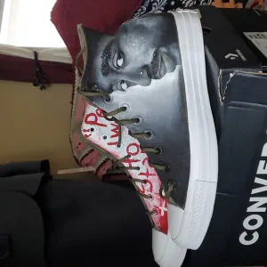 Converse All-star Tupac tribute shoes