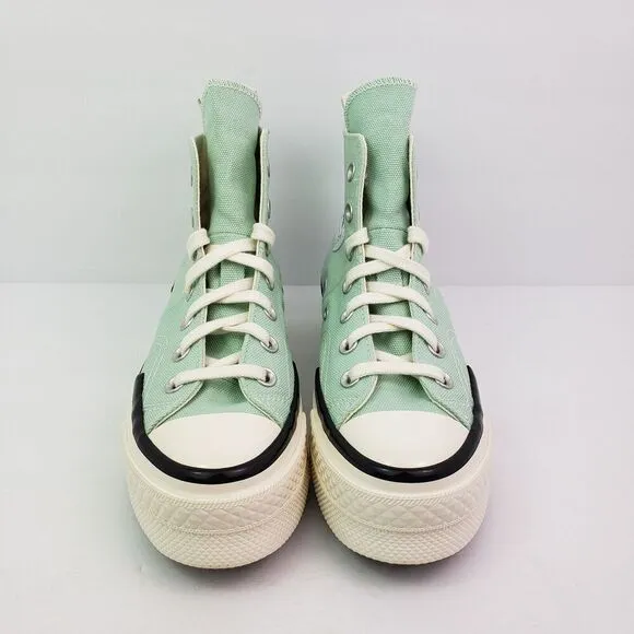 Converse Chuck 70 Plus HI Womens Size 7 Sticky Aloe Egret Black Sneaker Shoes