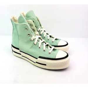 Converse Chuck 70 Plus HI Womens Size 7 Sticky Aloe Egret Black Sneaker Shoes
